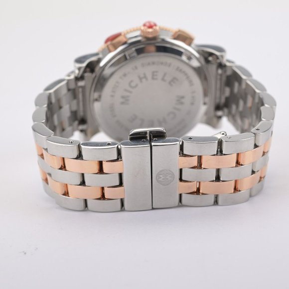 Michele Sport Sail Rose Gold Diamond Dial 38mm Ladies Watch main image 9